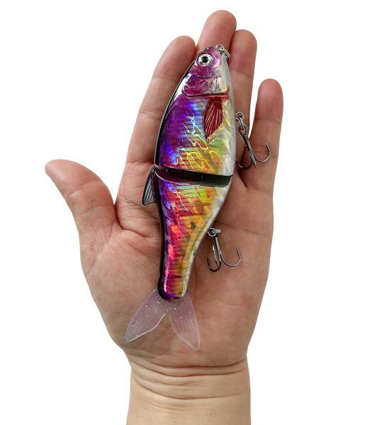Gros Leurre Souple Pré-armé LD-077 Coulant 13cm 37g — photo fournisseur