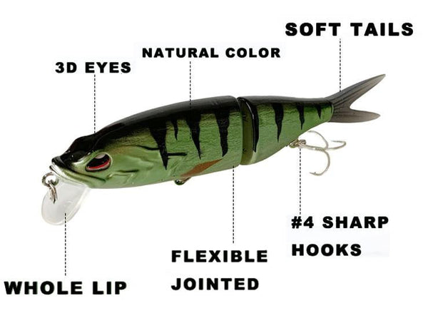 Glide Bait Articulé JB-44 Flottant 17cm 51.5g — photo fournisseur