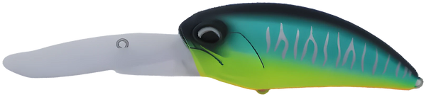 Crankbait Très Grand Plongeant YZ-5103 85mm 33g — 04 · Argent / Turquoise