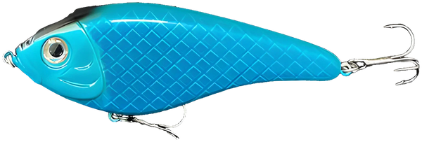 Jerkbait Minnow Lourd JK-04 Coulant 11.5cm 36.4g — 02 · Turquoise / Bleu