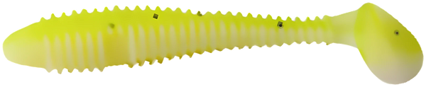 Leurre Souple Finesse BL-9004 80mm - Pêche à Gratter — 08 · Chartreuse / Or