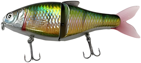 Gros Leurre Souple Pré-armé LD-077 Coulant 13cm 37g — 01 · Olive / Argent