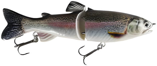 Swimbait Imitation Truite JB-05 18cm 65g — 04 · Olive / Argent