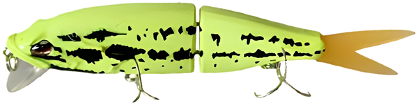 Glide Bait Articulé JB-44 Flottant 17cm 51.5g — 03 · Chartreuse / Or