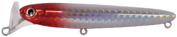 Pencil Bait de Surface YZ-1021 75mm 12g — 04 · Argent / Marron