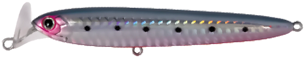 Pencil Bait de Surface YZ-1021 75mm 12g — 05 · Argent / Violet