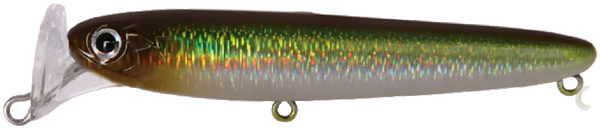 Pencil Bait de Surface YZ-1021 75mm 12g — 01 · Olive / Argent